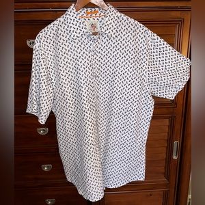 Marti Kat short sleeve shirt modal blend fabric wrinkle free, size x-large